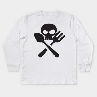 Bad Ass Chef Kids Long Sleeve T-Shirt